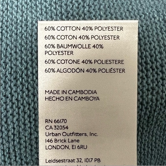 Free People Anyway Long Sleeve Tee In Deep Teal. NWT! Sz XL - Picture 14 of 14